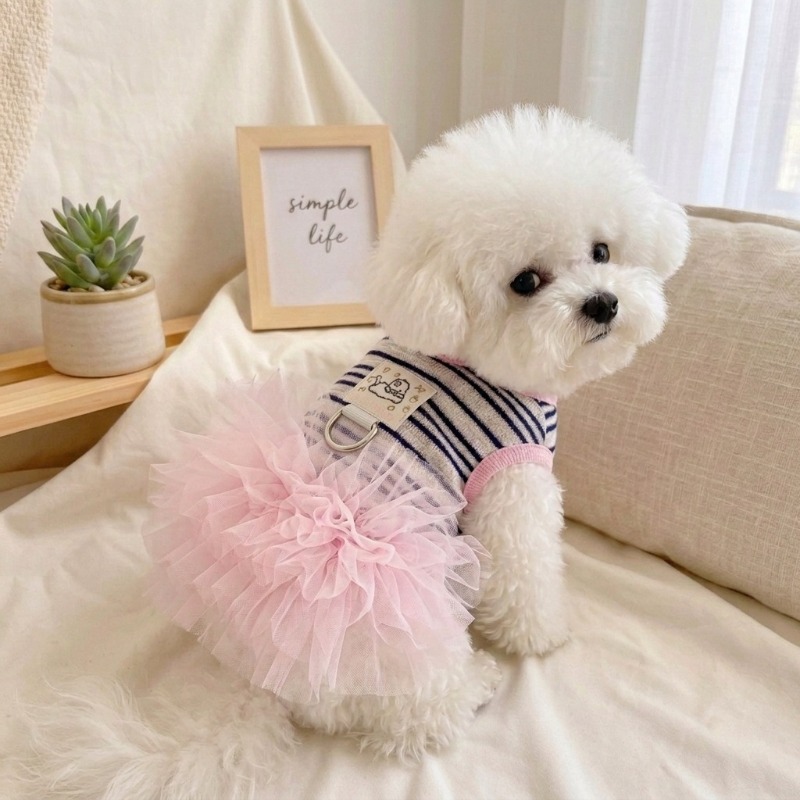 Christmas Throw Blanket - Ins Pet Princess Dress Woolen Plaid