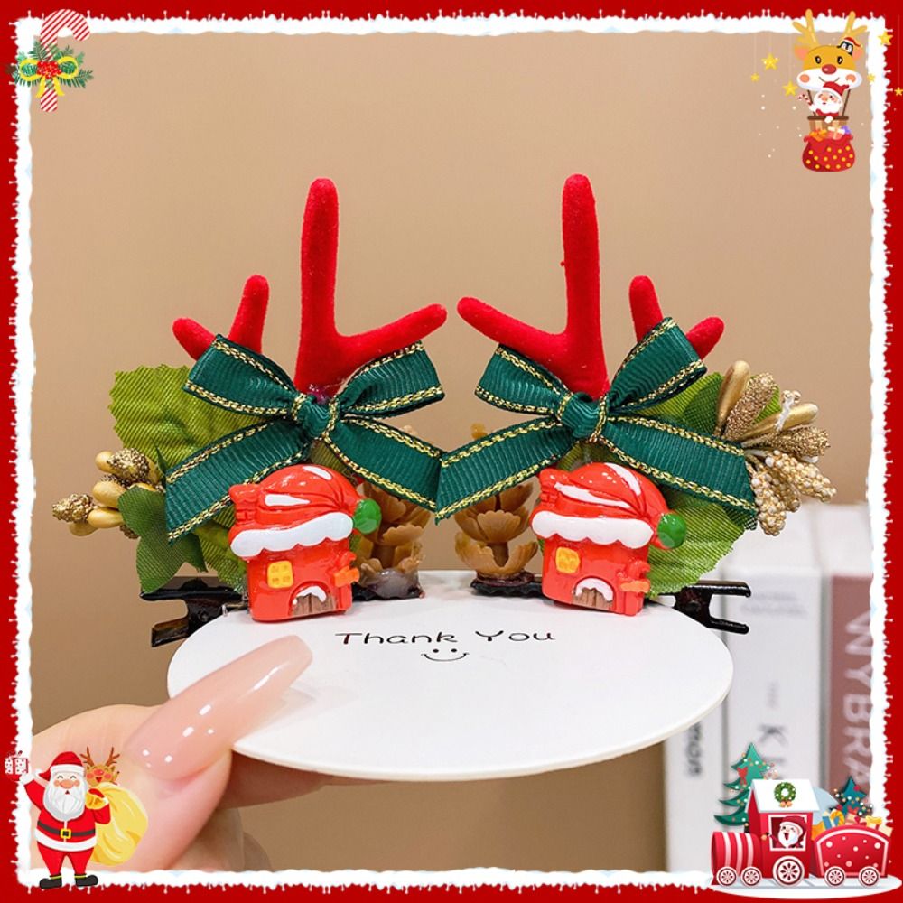 Santa Hat Plush - Merry Christmas Decor Christmas Hairpin Sequin