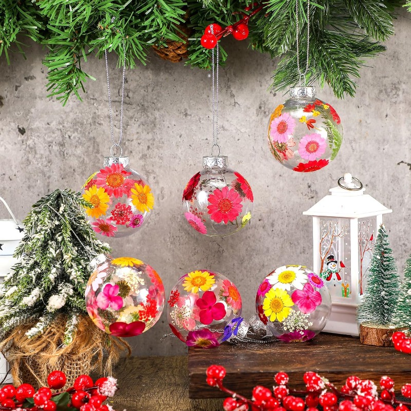 Ornament Ball Set - DIY Christmas Ball Accessories Set, 12