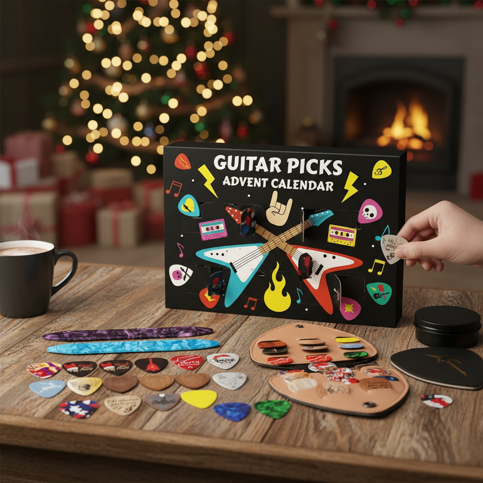 Advent Calendar Gift - Guitar Picks Advent Calendar 2025 Surprise