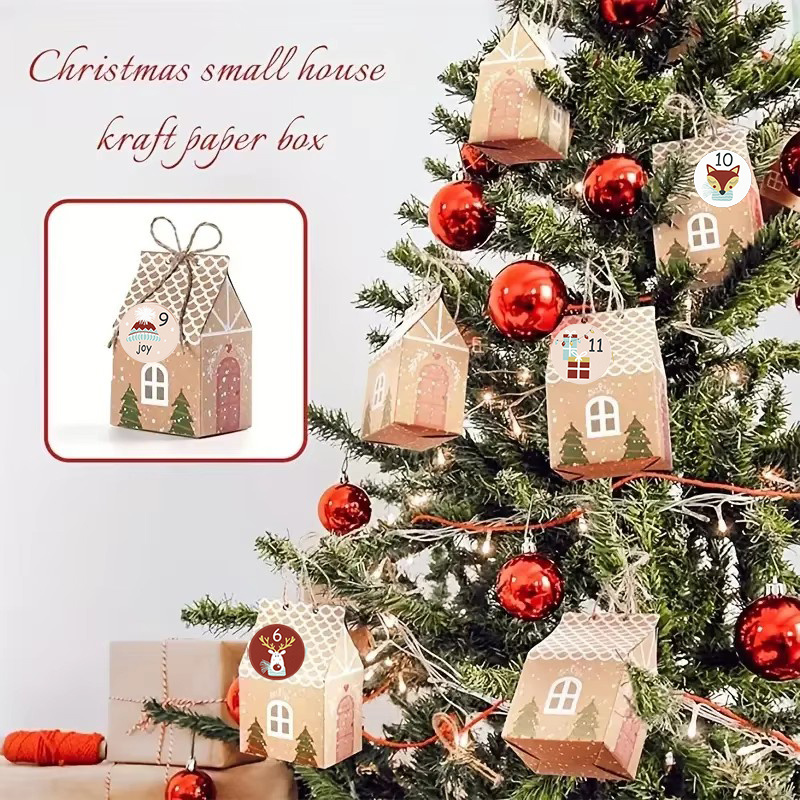 24pcs/Sets Christmas Advent Ca - Advent Calendar Gift のレビューと価格