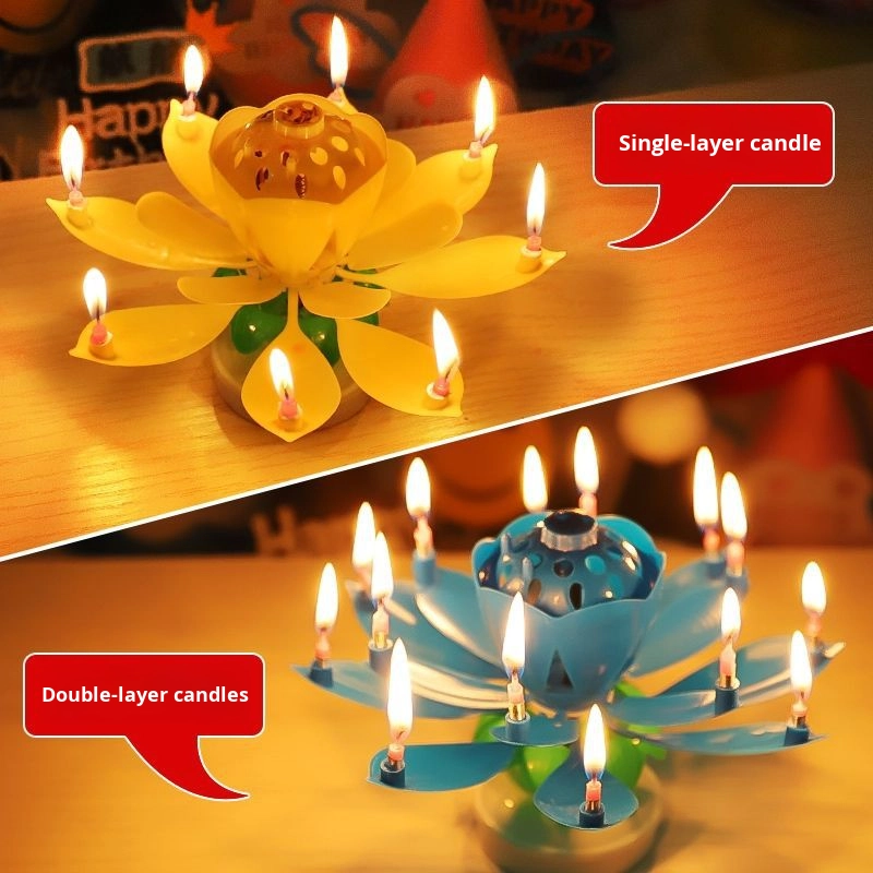 Romantic Happy Birthday Musica - Holiday Candle Set のレビューと価格
