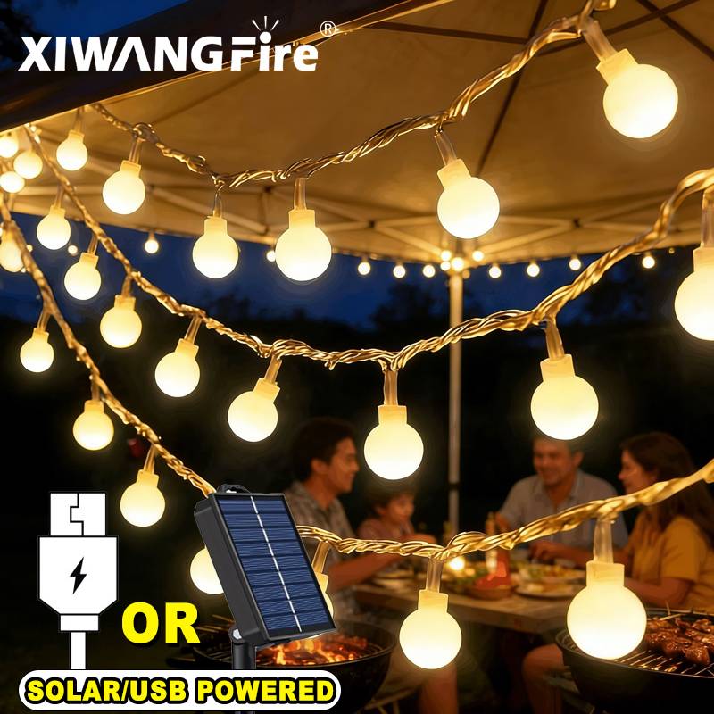 3-10M Solar/USB/Battery String - Christmas Lights Outdoor のレビューと価格
