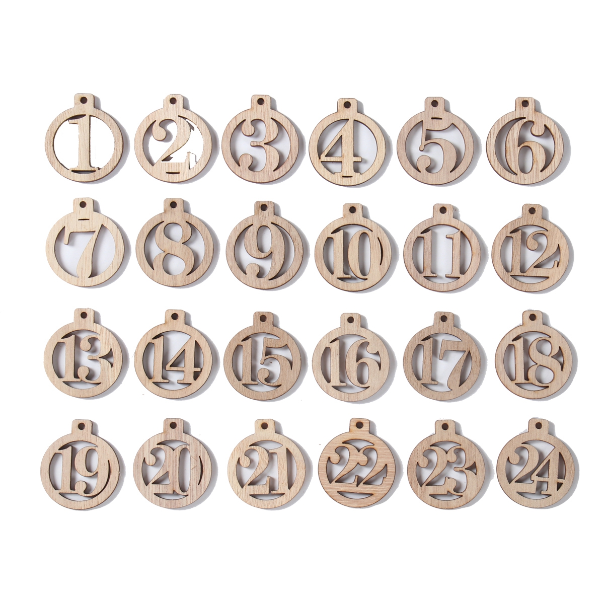 Number 1-25 Digital Wooden Chr - Advent Calendar Gift のレビューと価格