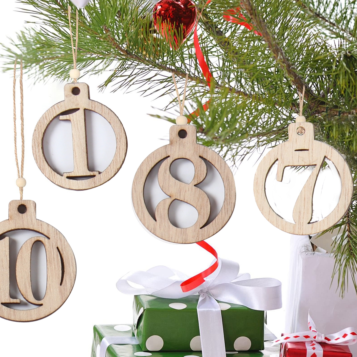 Number 1-25 Digital Wooden Chr - Advent Calendar Gift のレビューと価格