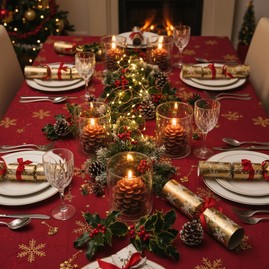 6 Sets Pine Cone Candles Flamm - Holiday Candle Set のレビューと価格