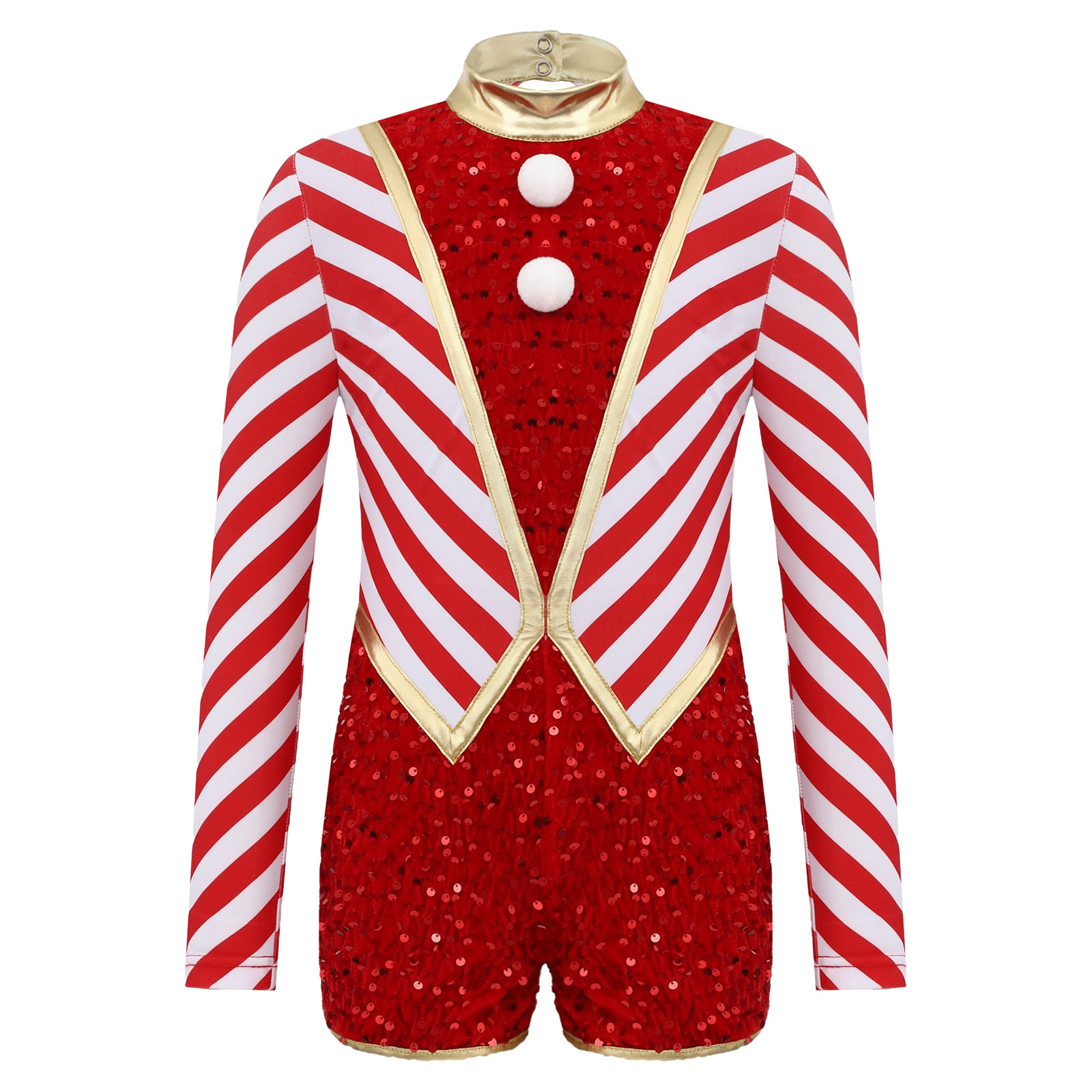 Kids Girls Long Sleeve Sequin  - Elf Costume Christmas のレビューと価格