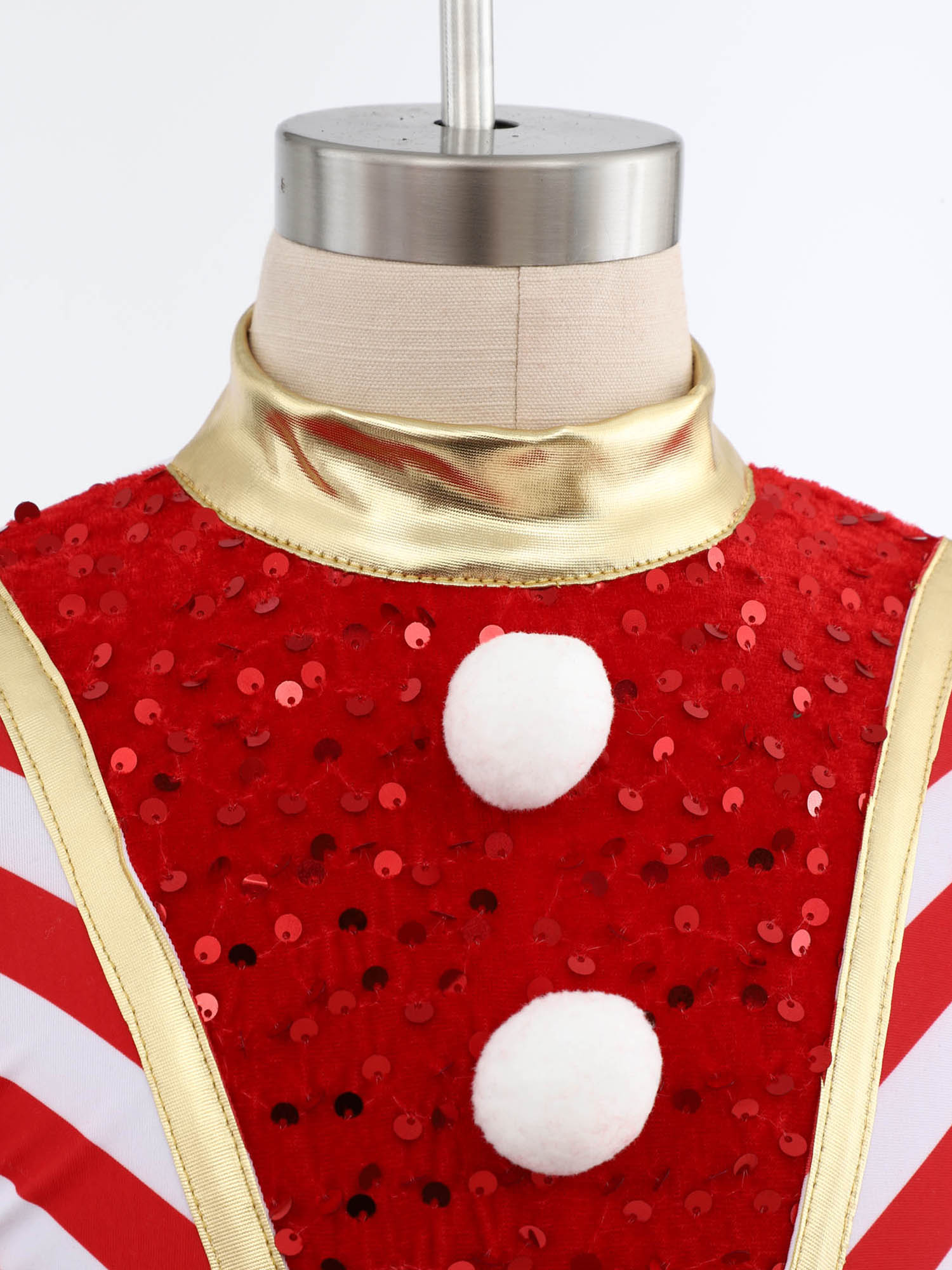 Kids Girls Long Sleeve Sequin  - Elf Costume Christmas のレビューと価格