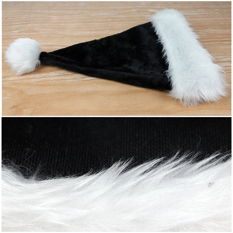 Unisex Xmas Black Plush Christ - Santa Hat Plush のレビューと価格