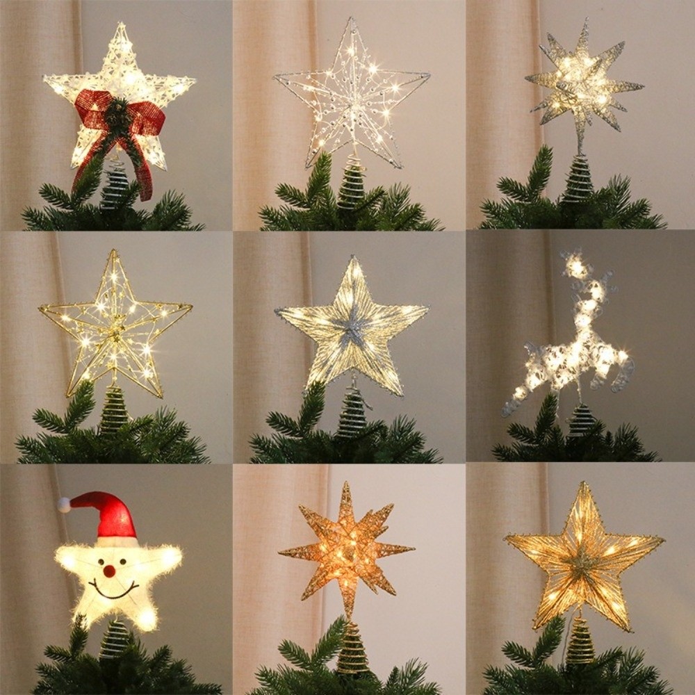 3D Glitter Star Christmas Tree - Star Tree Topper のレビューと価格