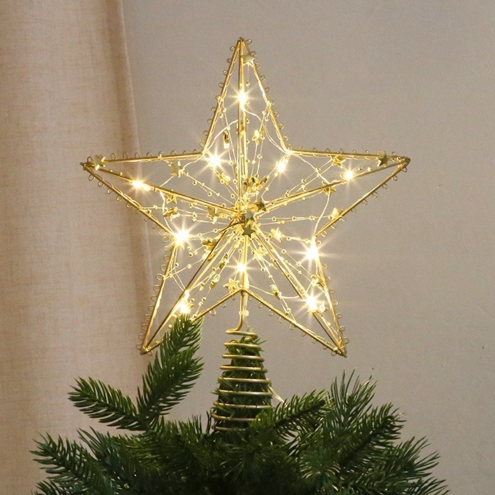 3D Glitter Star Christmas Tree - Star Tree Topper のレビューと価格