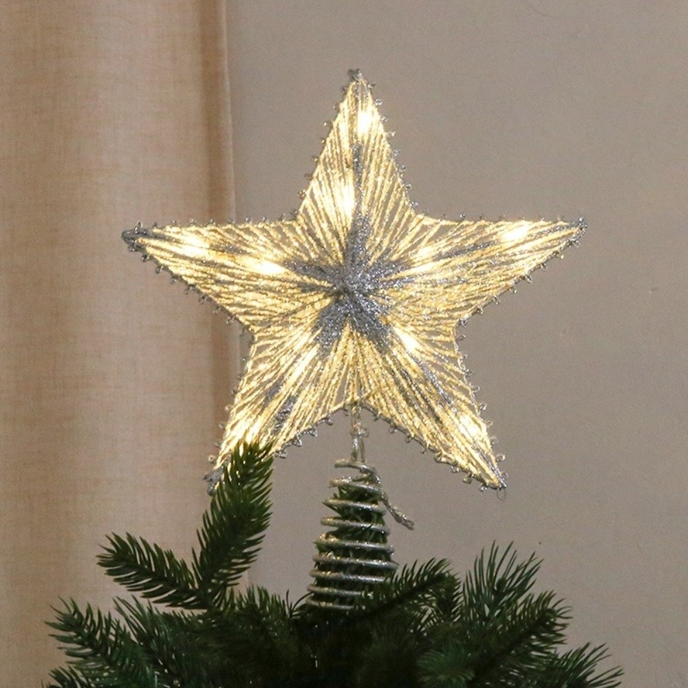 3D Glitter Star Christmas Tree - Star Tree Topper のレビューと価格
