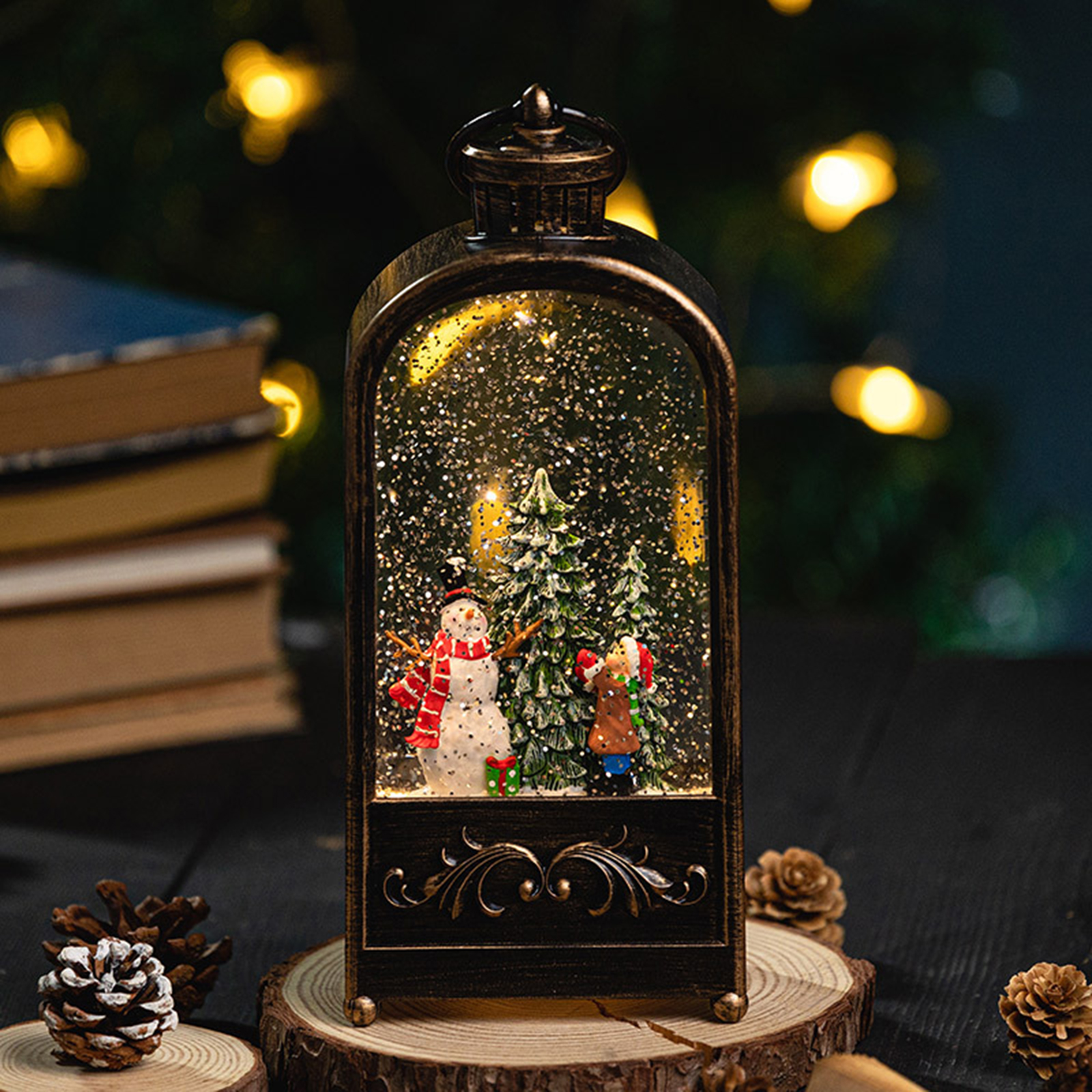 Christmas Decorations Wind Lan - Snow Globe Musical のレビューと価格