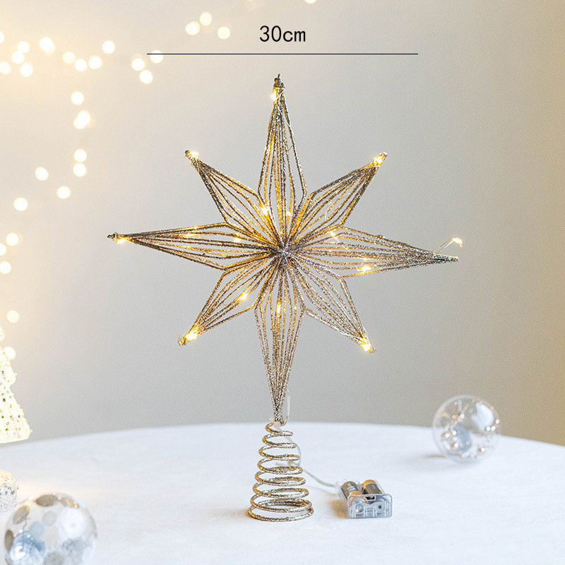 30cm Led Star Christmas Tree T - Star Tree Topper のレビューと価格