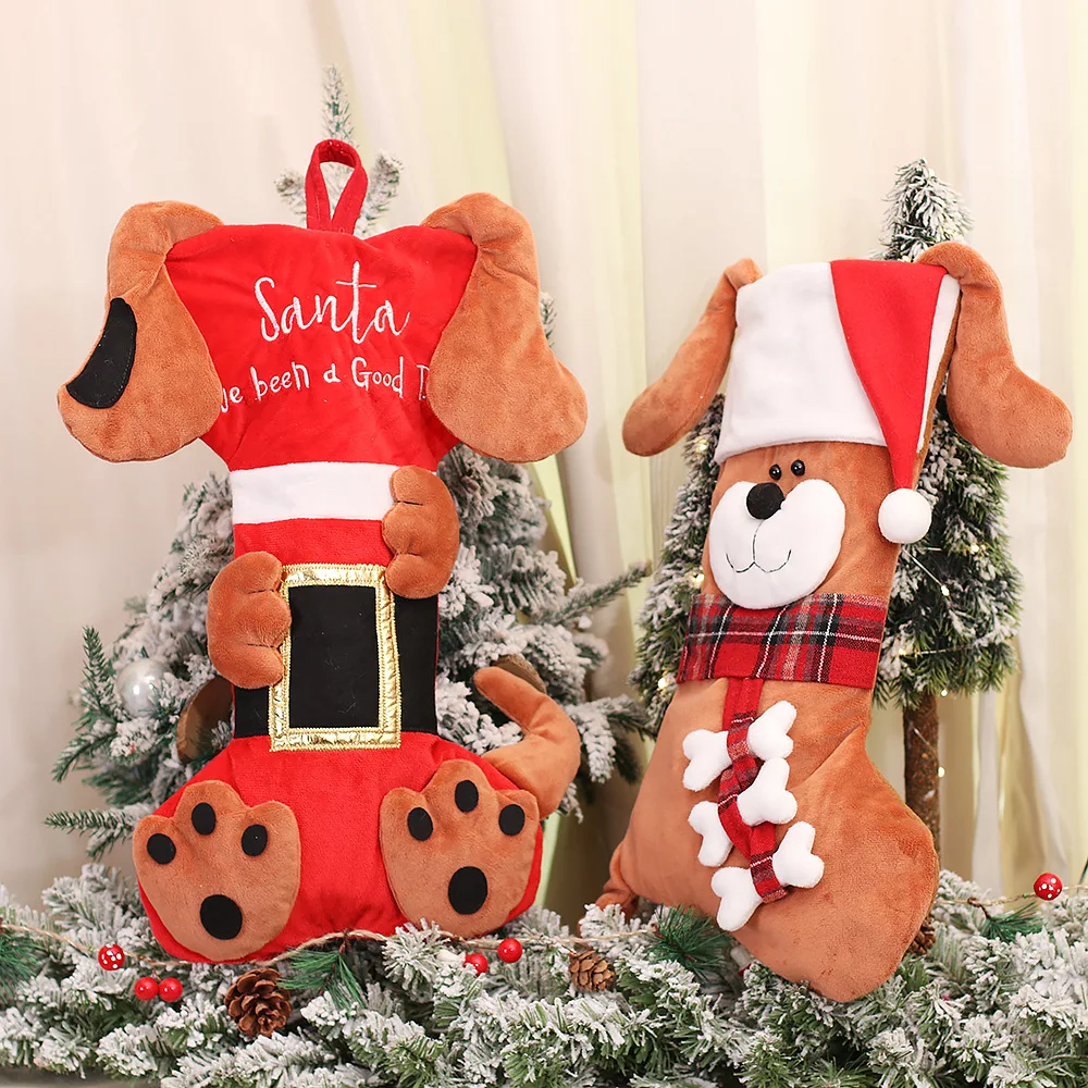 3D Animal Christmas Stockings  - Christmas Stocking Hanging のレビューと価格