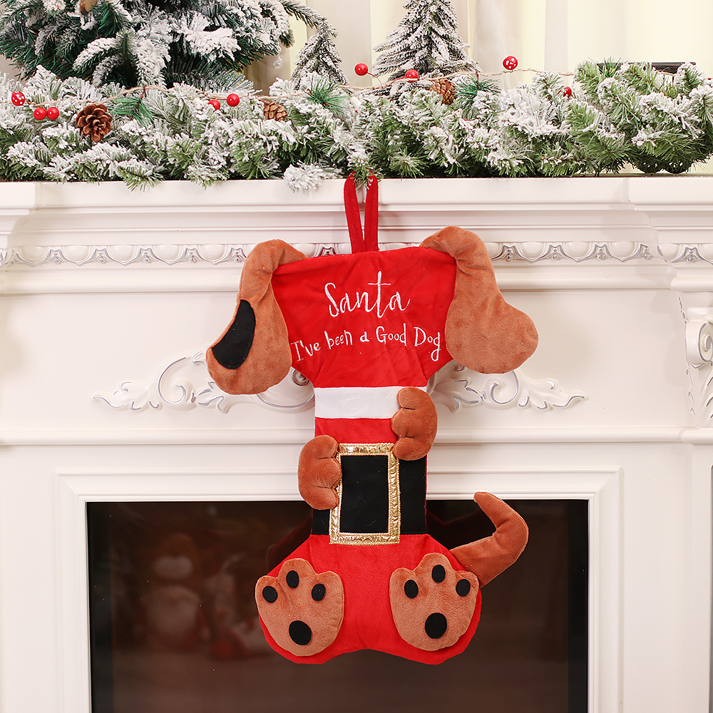 3D Animal Christmas Stockings  - Christmas Stocking Hanging のレビューと価格