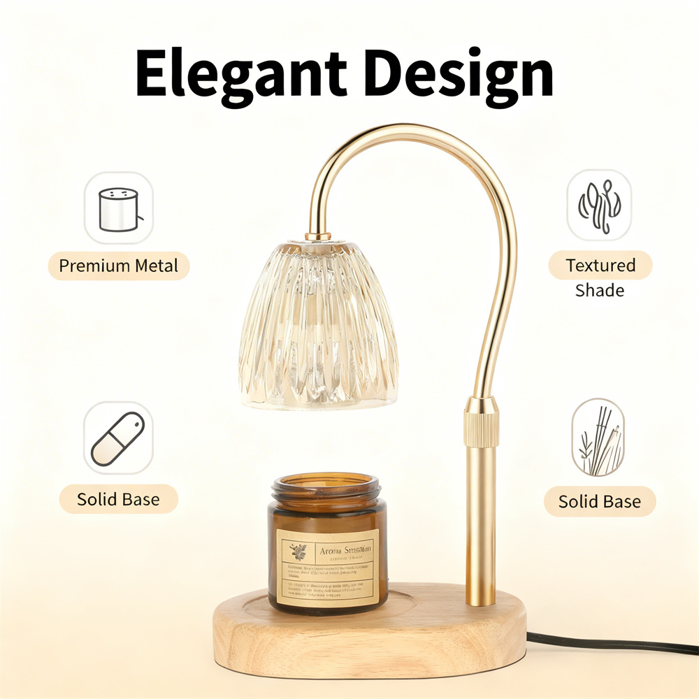 Candle Warmer Lamp with Timer, - Holiday Candle Set のレビューと価格