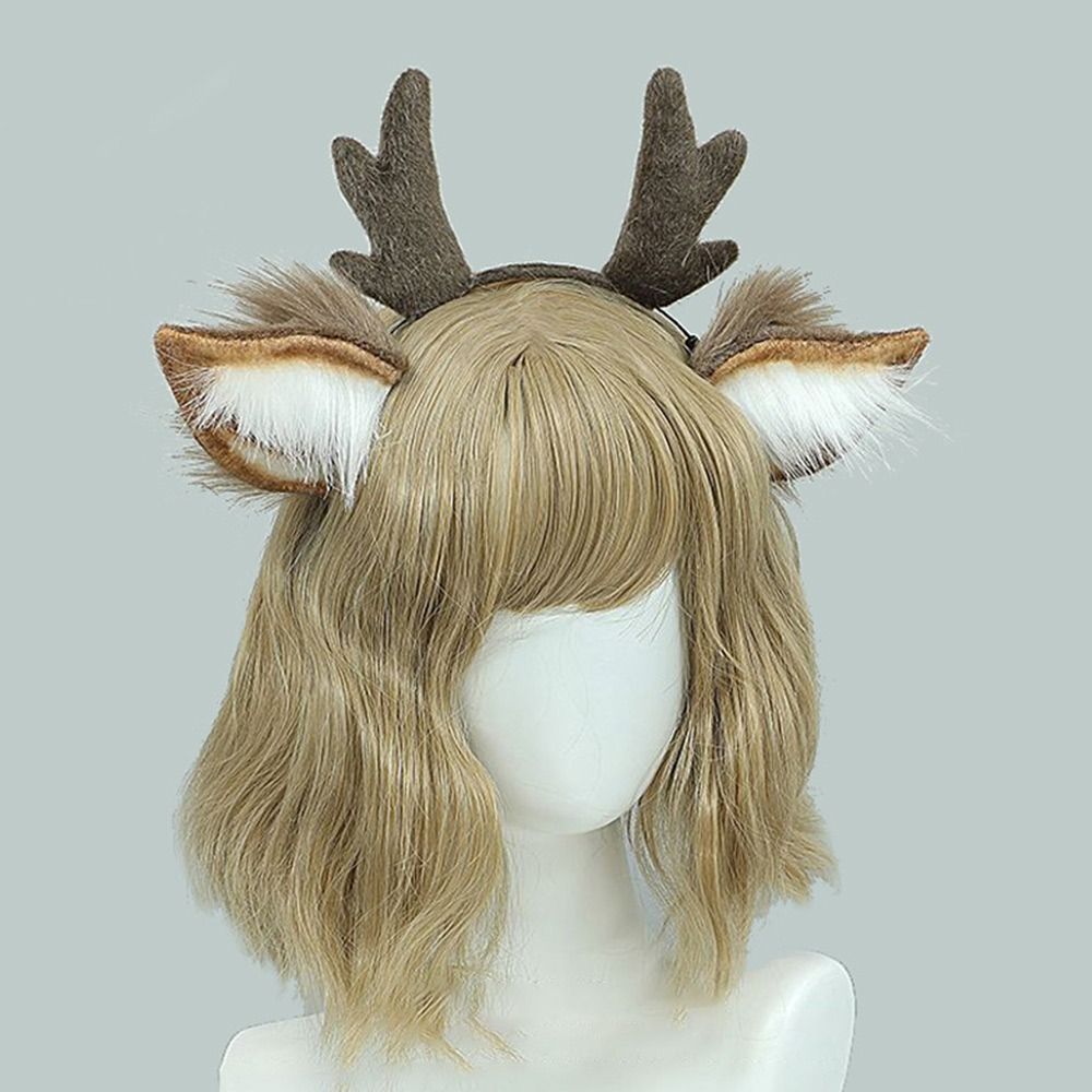 Unisex Deer Ears Reindeer Antl - Reindeer Antlers Headband のレビューと価格