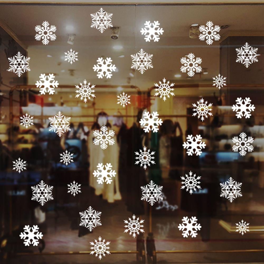 27/38PCS Gift Xmas  Festival S - Snowflake Window Decal のレビューと価格