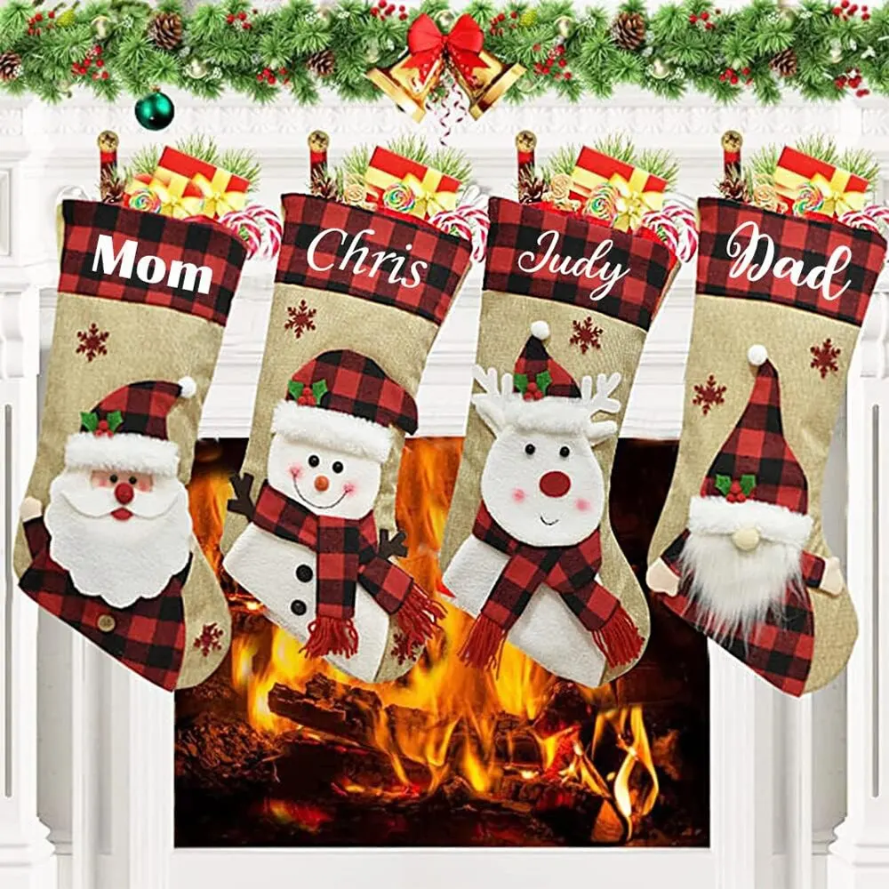 Christmas Holiday Stockings Ch - Christmas Stocking Hanging のレビューと価格