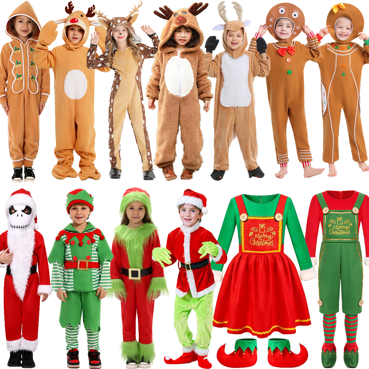Christmas Halloween COS Deer G - Elf Costume Christmas のレビューと価格