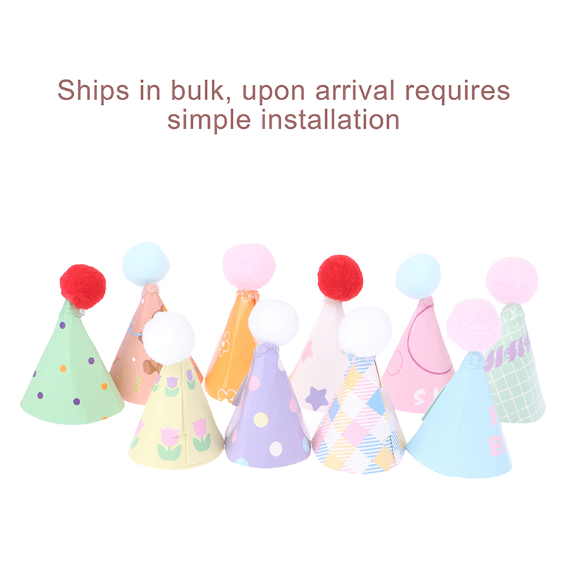 10pc/Set Diy Mini Hat Baking C - Santa Hat Plush のレビューと価格