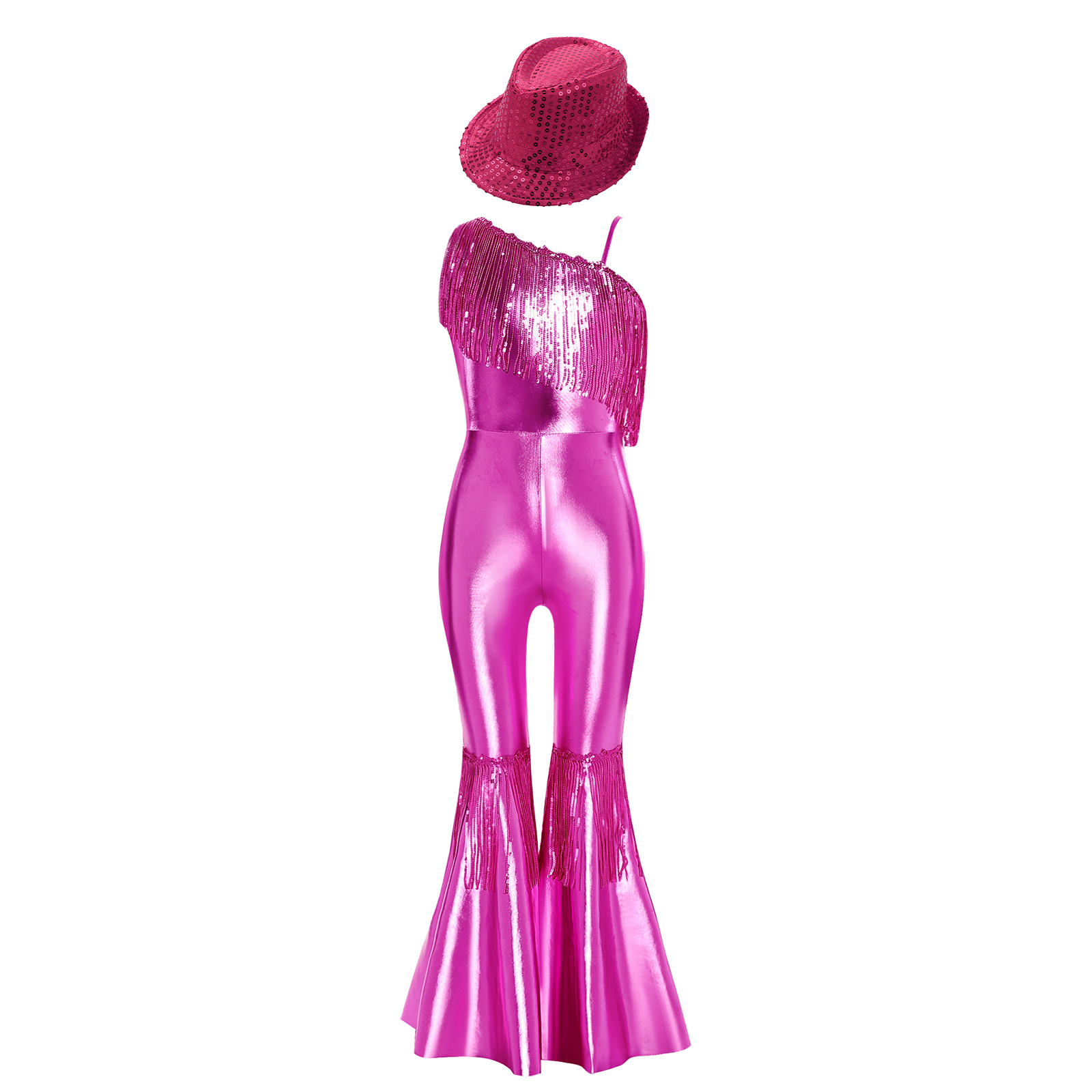 Girls Sparkly Sequins Jumpsuit - Elf Costume Christmas のレビューと価格