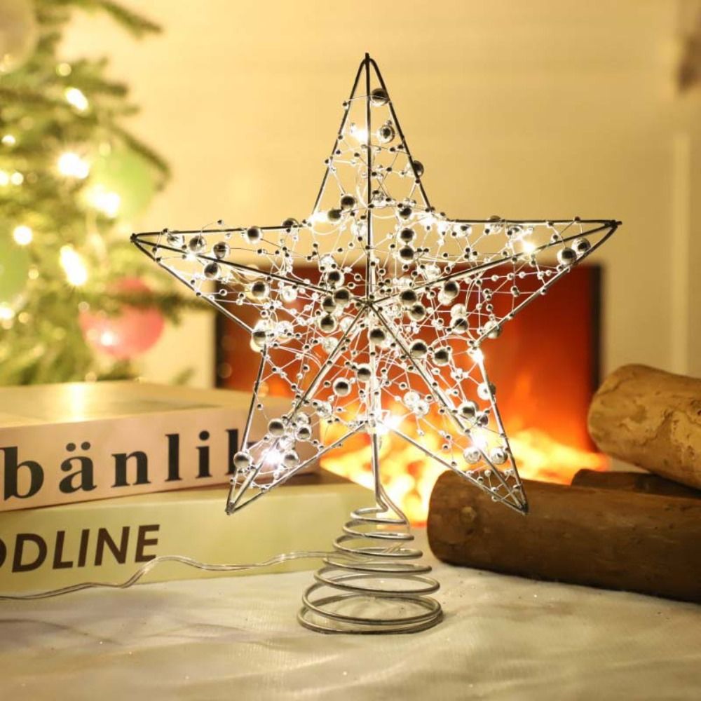 Gold/Silver LED Christmas Tree - Star Tree Topper のレビューと価格