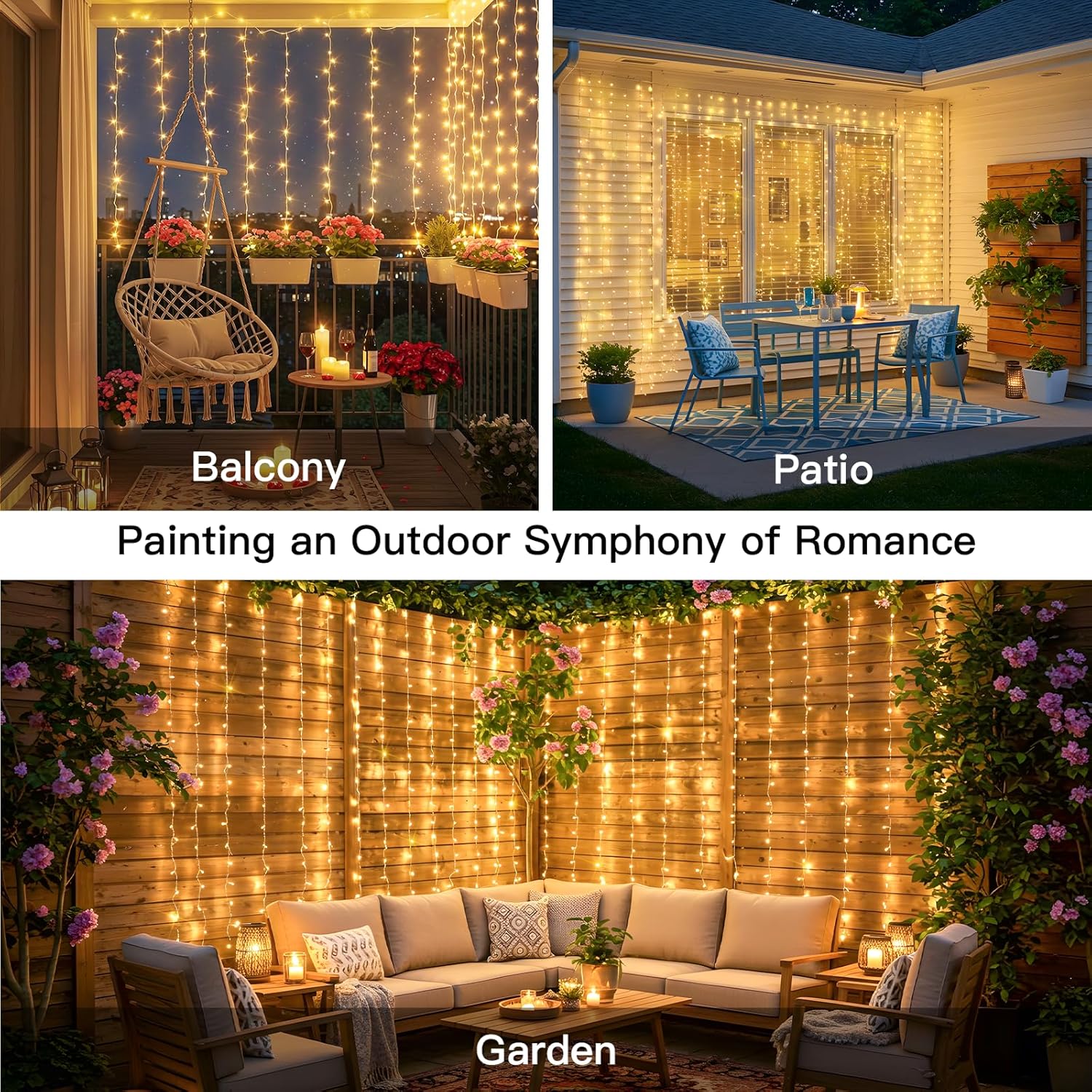 Curtain Lights For Bedroom 200 - Led Fairy String Lights のレビューと価格