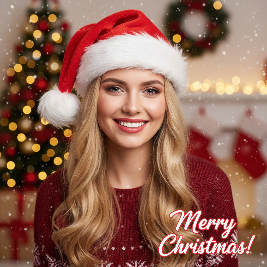 Christmas Santa Hat Xmas Long  - Santa Hat Plush のレビューと価格