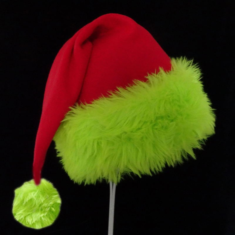1pc, Santa Claus hat Christmas - Santa Hat Plush のレビューと価格