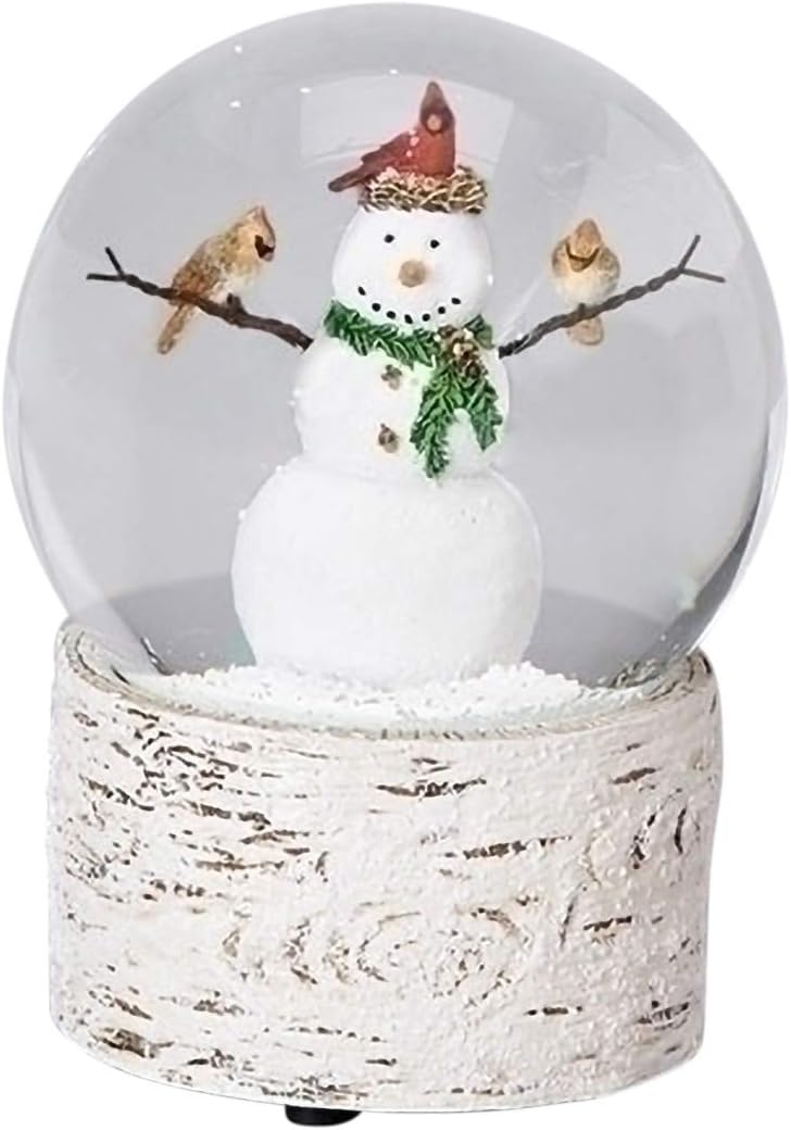 Snowman with Cardinal Friends  - Snow Globe Musical のレビューと価格