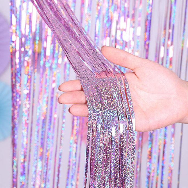 2M Glitter Pink Metallic Foil  - Tinsel Garland Decoration のレビューと価格