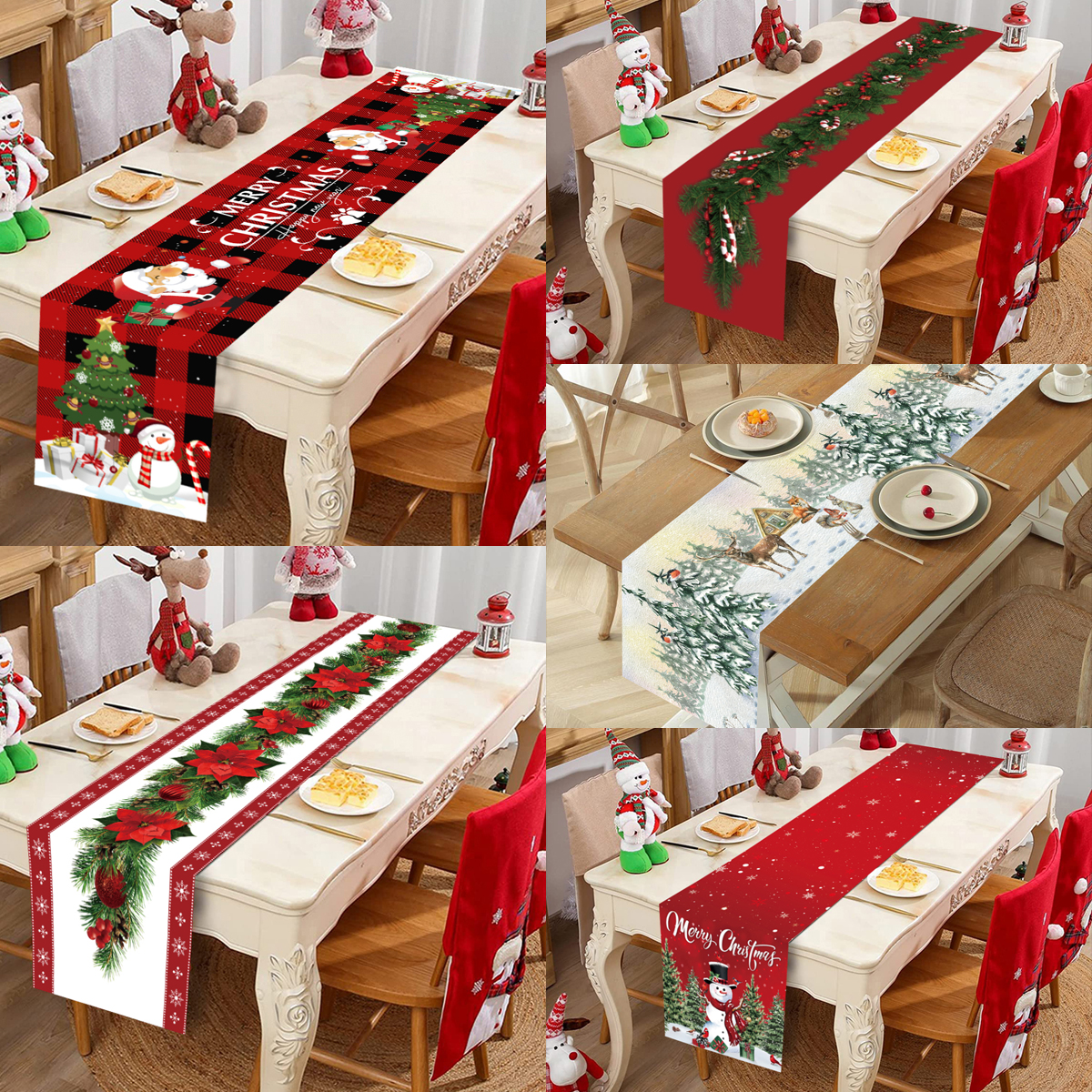 Christmas Table Runner Merry C - Christmas Table Runner のレビューと価格