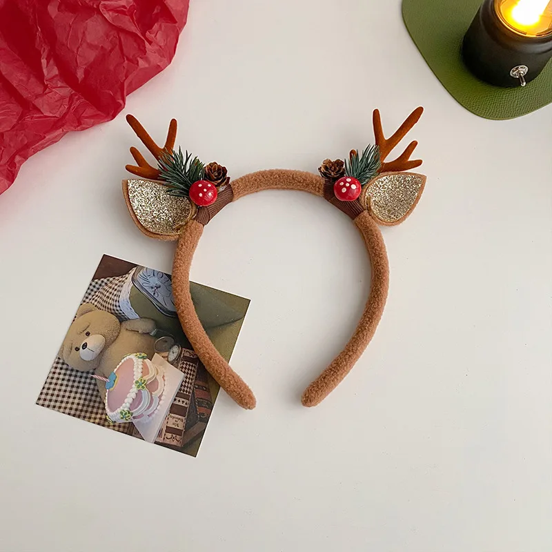 Christmas Headband Reindeer An - Reindeer Antlers Headband のレビューと価格