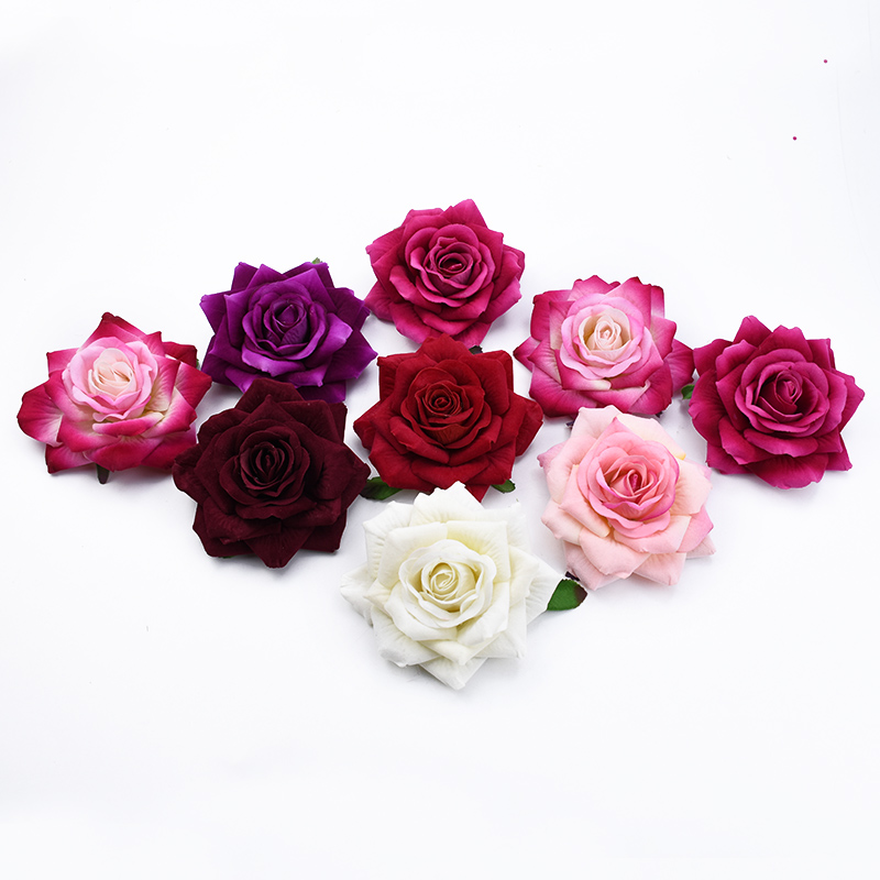 50PCS 10CM Big Roses Artificia - Christmas Wreath Fake のレビューと価格