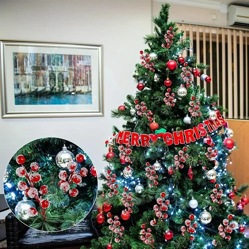10-200PCS Artificial Red Berry - Christmas Tree Artificial のレビューと価格