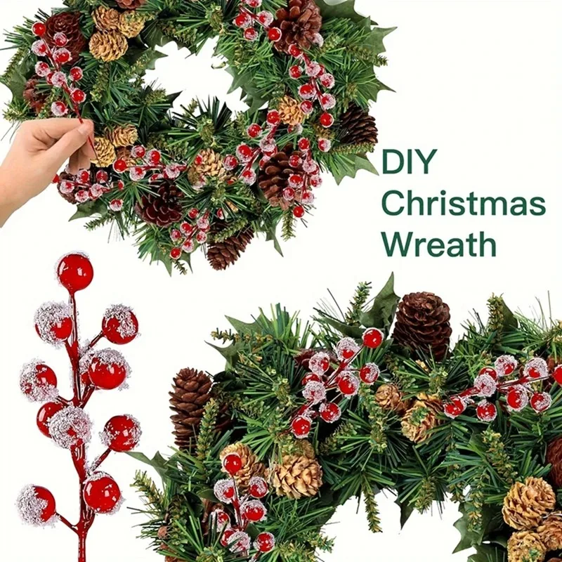 10-200PCS Artificial Red Berry - Christmas Tree Artificial のレビューと価格