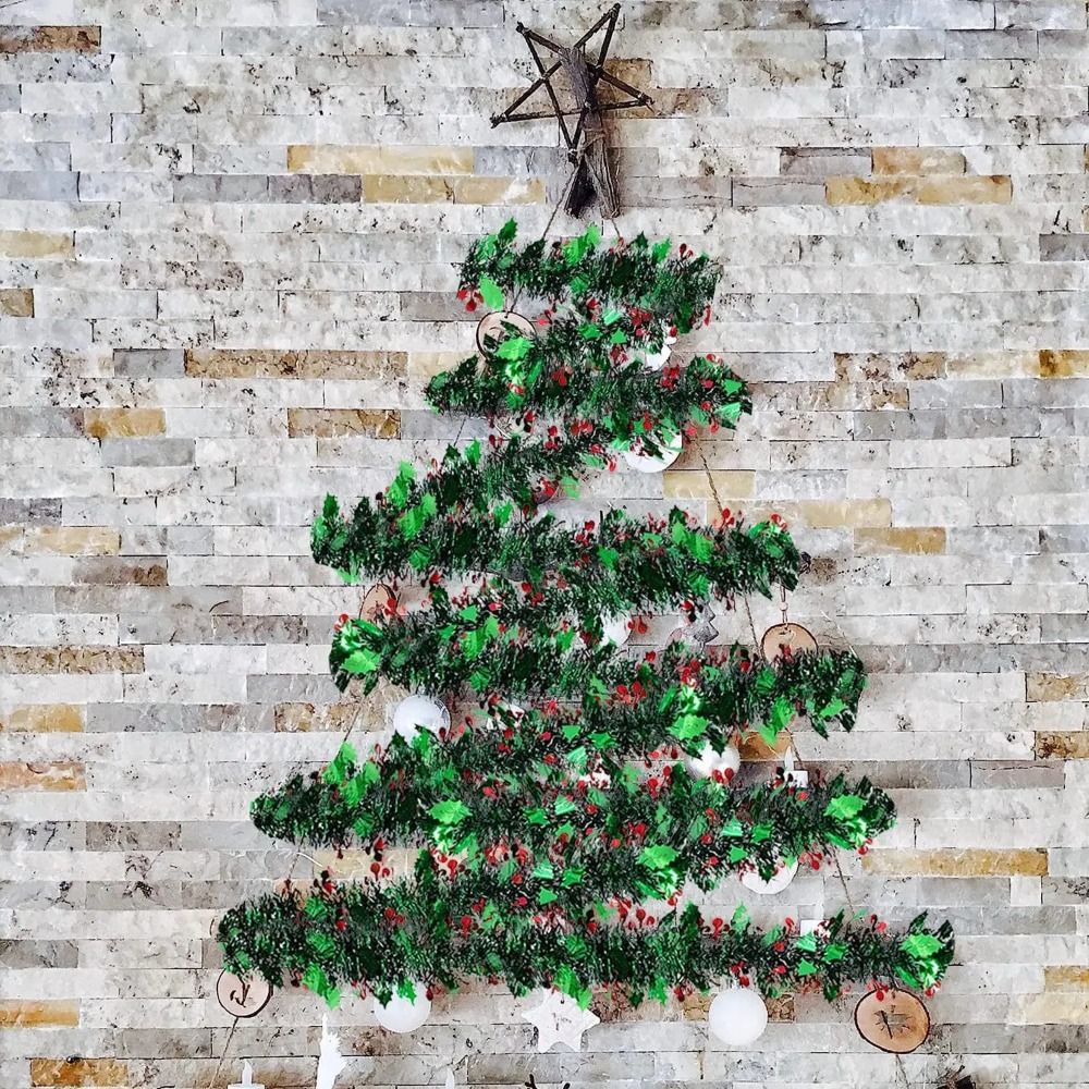 2PCS Reusable 2M Christmas Gar - Tinsel Garland Decoration のレビューと価格