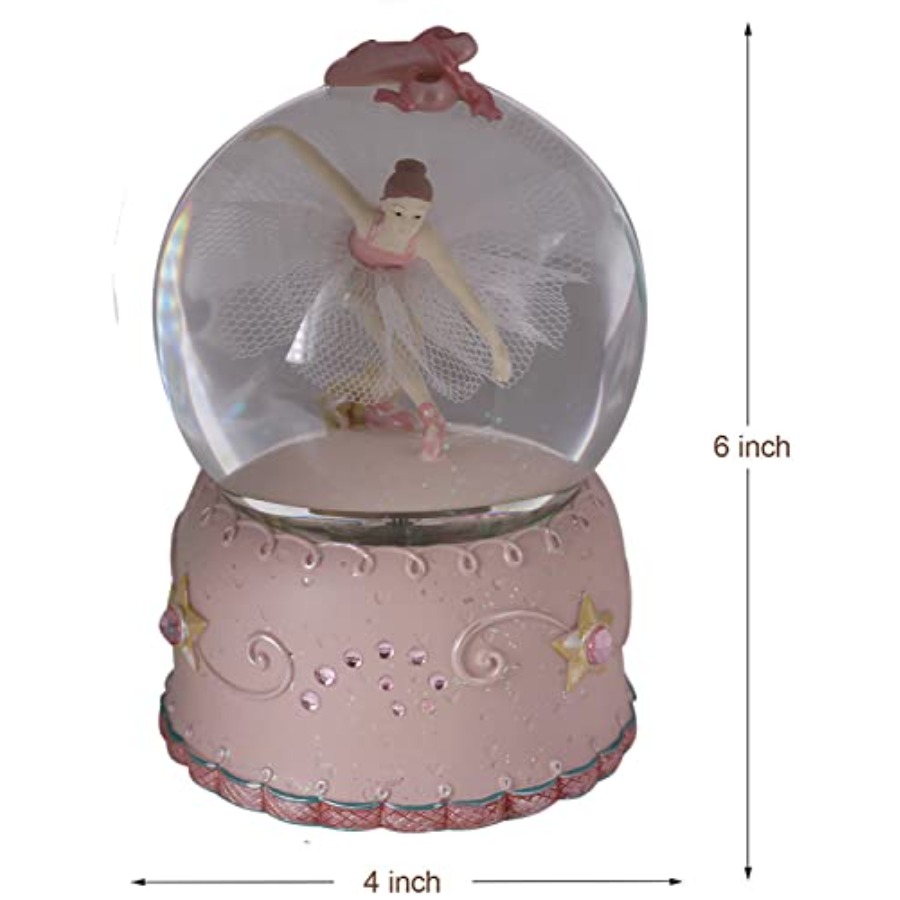 Ballerina Girl Swan Lake Rotat - Snow Globe Musical のレビューと価格