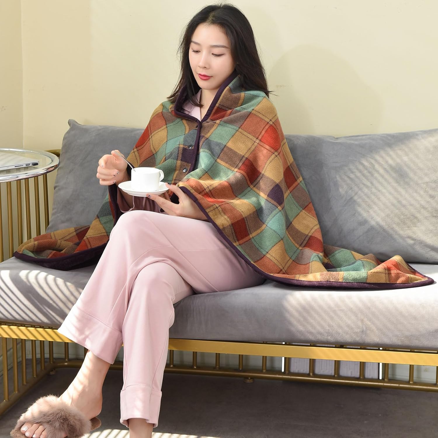 Wearable Blanket Throw Plush F - Christmas Throw Blanket のレビューと価格
