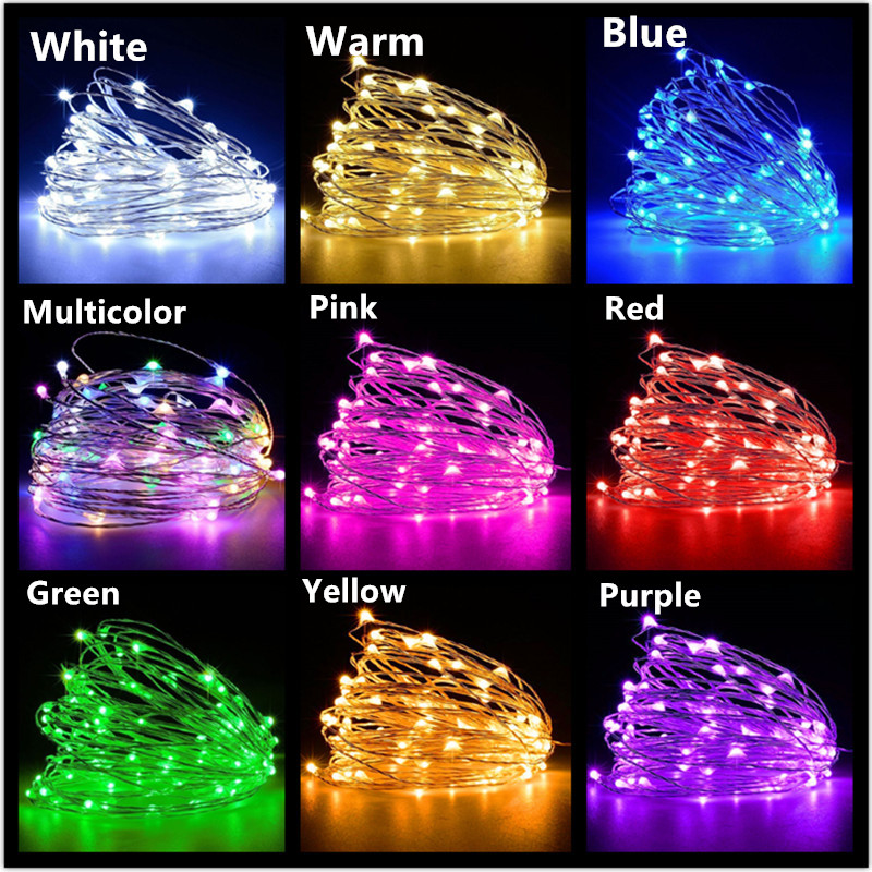 10M 5M 3M 2M Copper Wire LED T - Led Fairy String Lights のレビューと価格