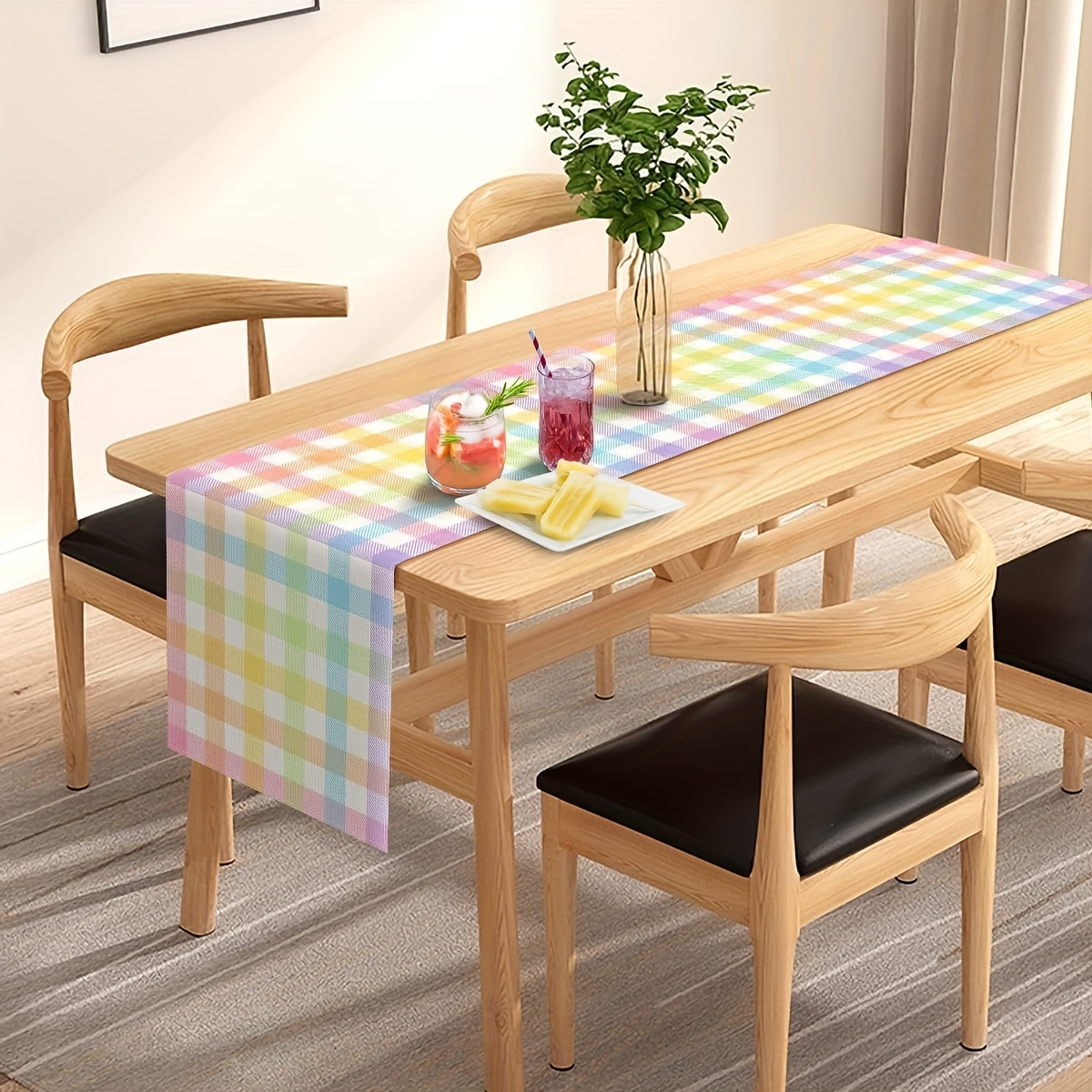 1pc Vibrant Buffalo Plaid Tabl - Christmas Throw Blanket のレビューと価格