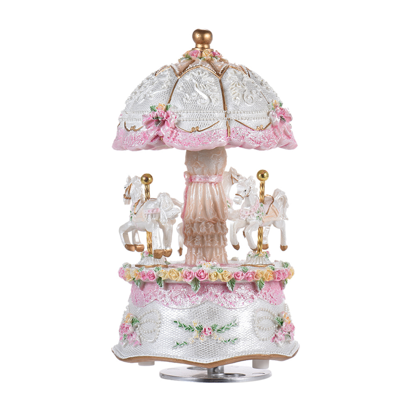 Luxury Dream 3-Horse Rotating  - Snow Globe Musical のレビューと価格