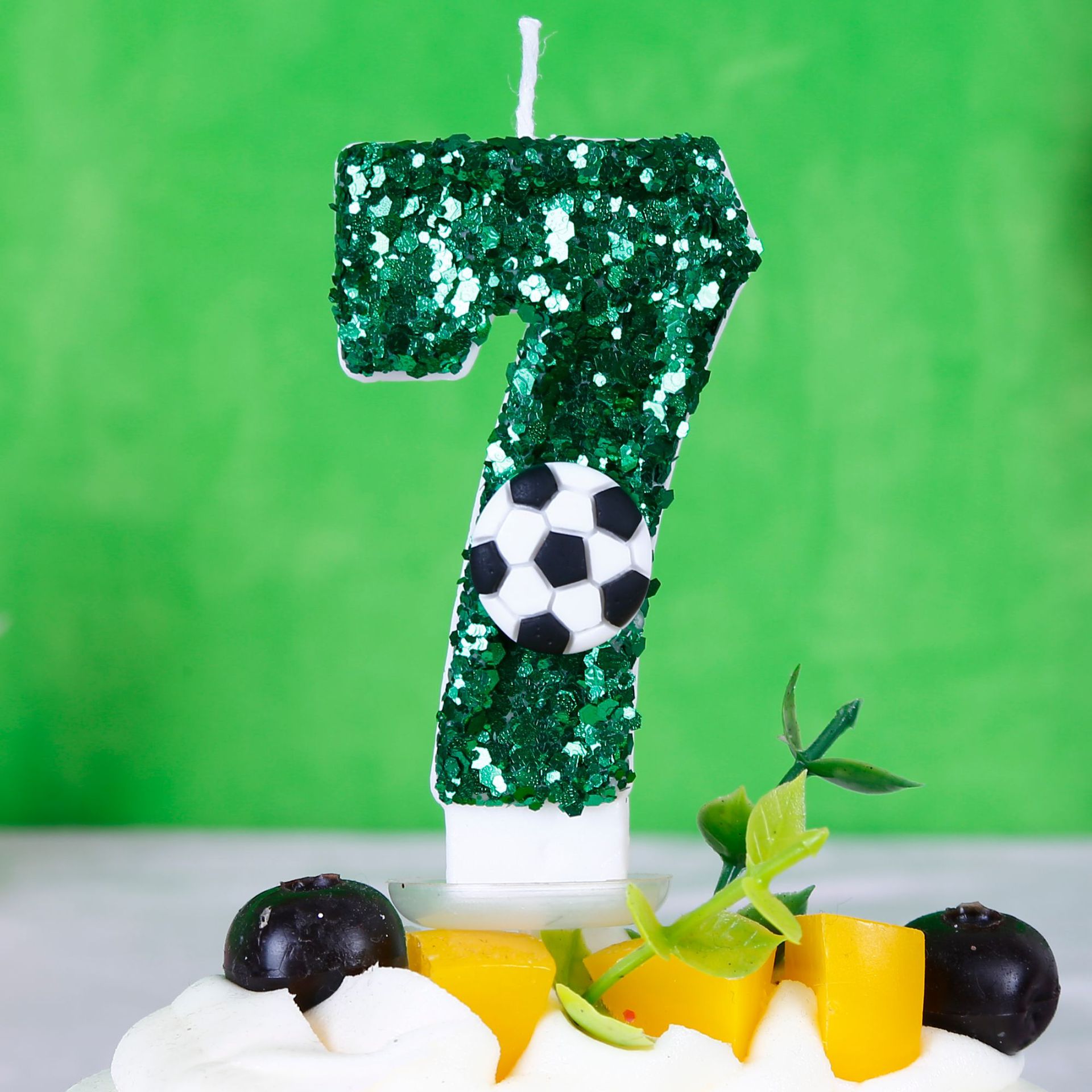 Boy Series 3D Green Football B - Holiday Candle Set のレビューと価格