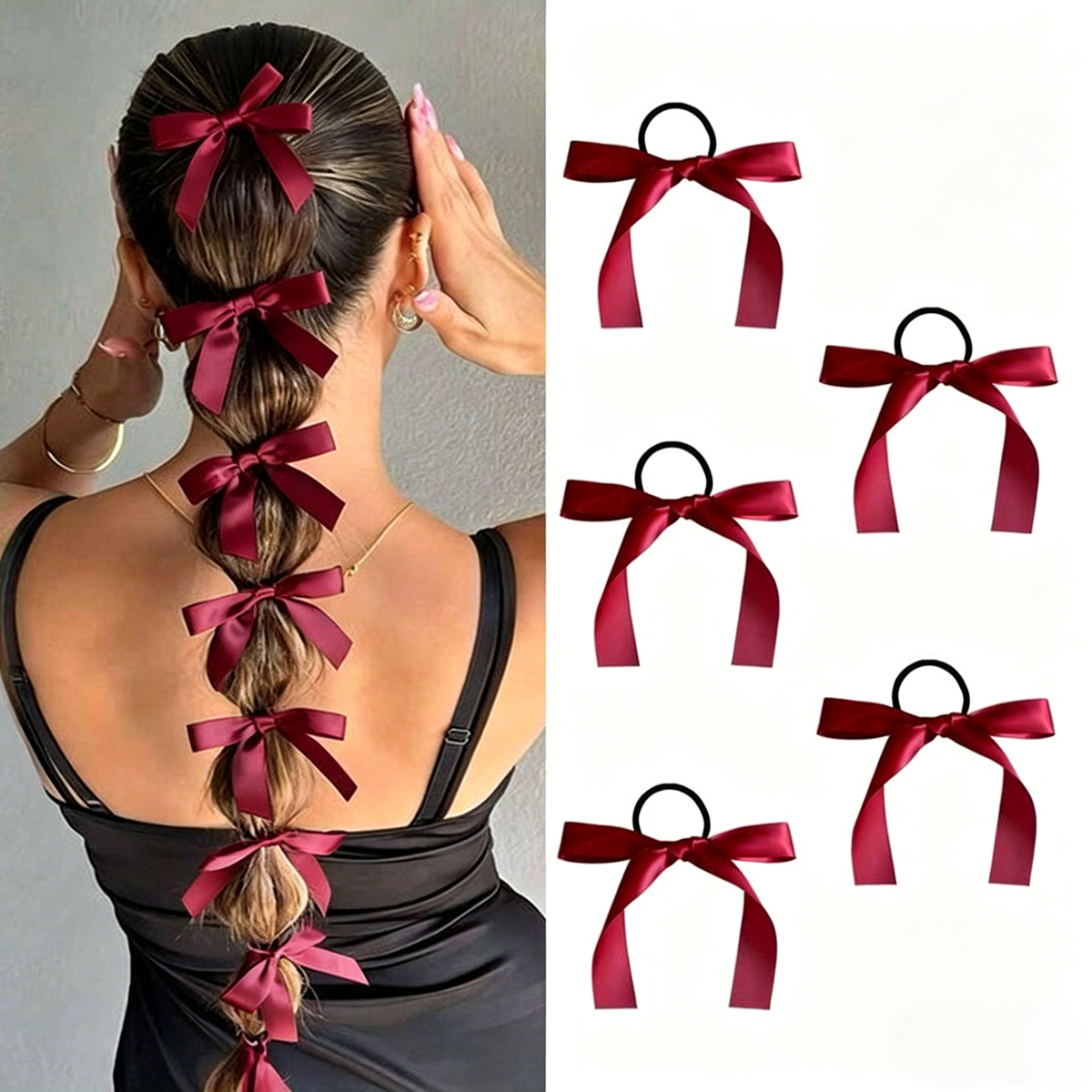 5-10Pcs Women's Style, Fashion - Ribbon Bow Gift のレビューと価格