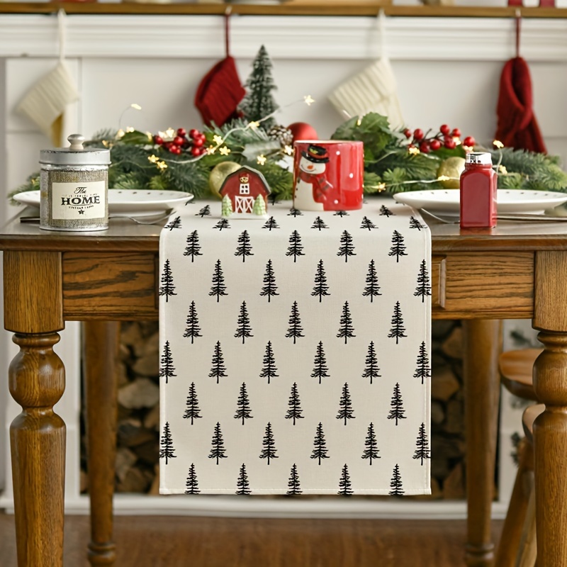 Simple Christmas Tree Table Ru - Christmas Table Runner のレビューと価格