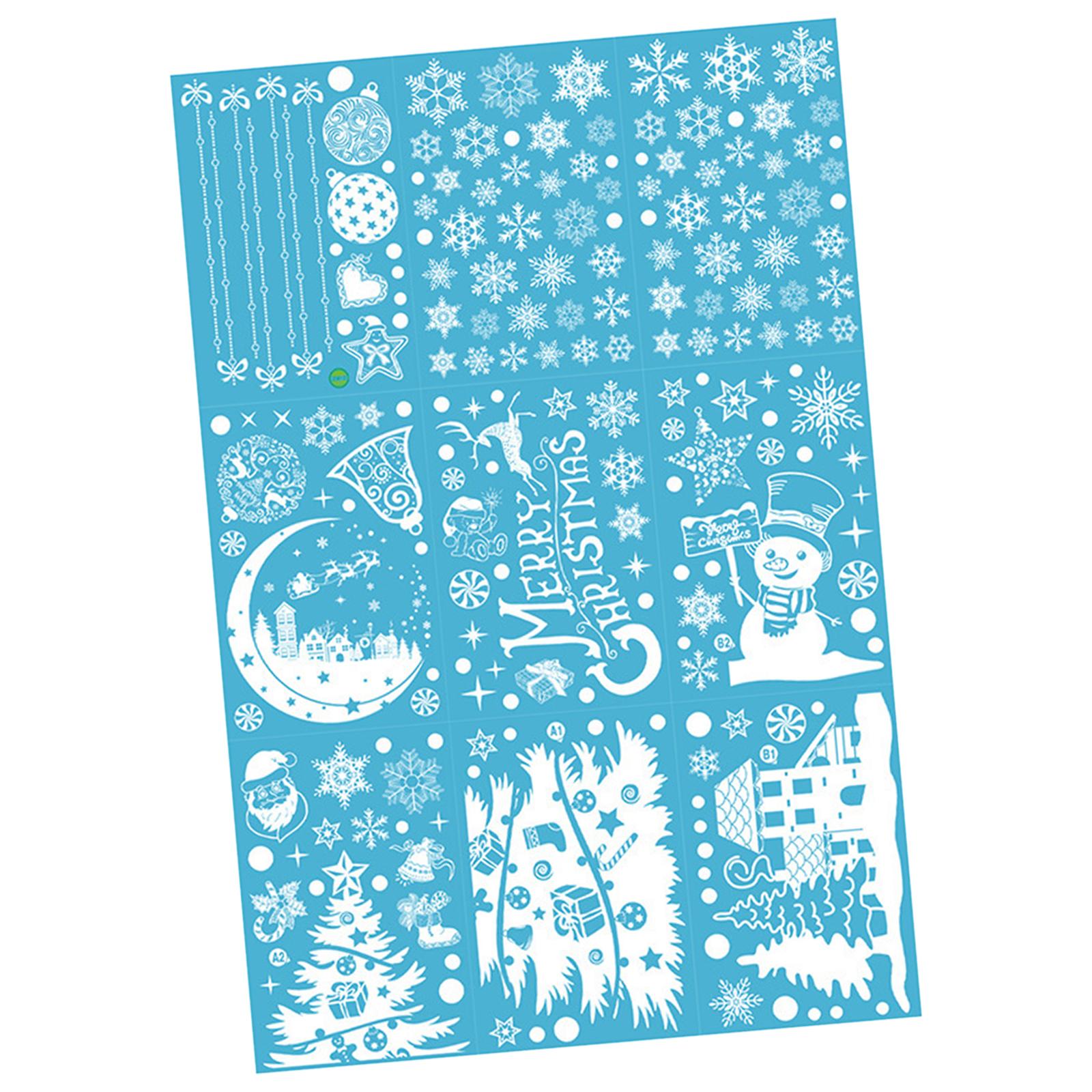 Christmas Decoration Window St - Snowflake Window Decal のレビューと価格