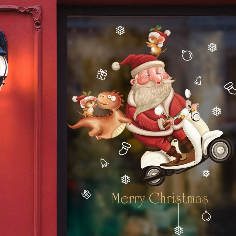 Funny PVC Christmas Window Gla - Snowflake Window Decal のレビューと価格