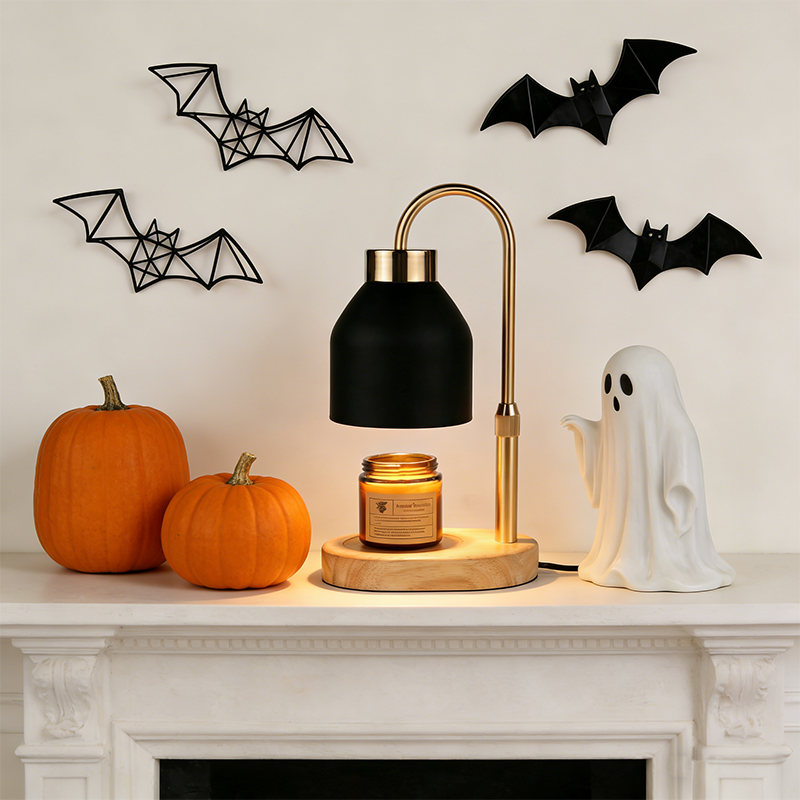 Black Candle Warmer Lamp with  - Holiday Candle Set のレビューと価格
